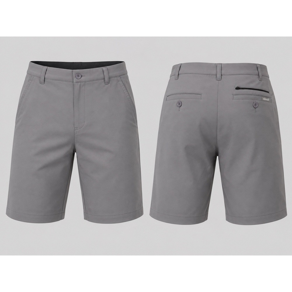Straight Down Golf Shorts Men 40 GRAY  Performance Technical Active